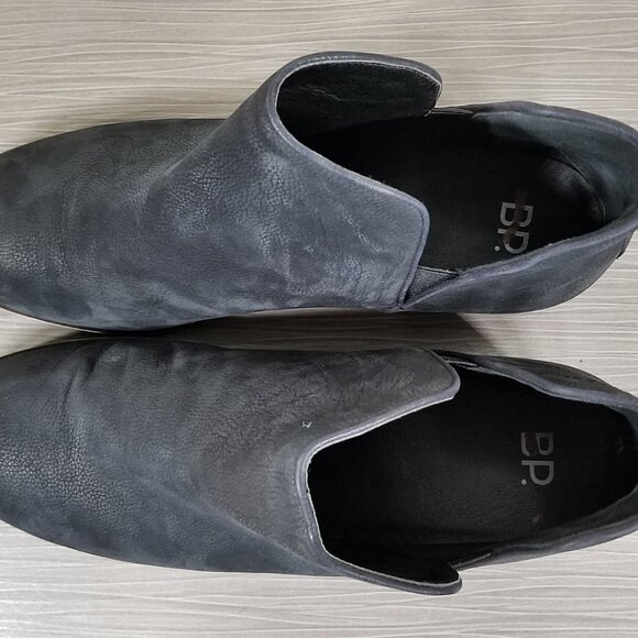 BP. Francine Split Shaft Bootie, Black Leather, Womens Size 10.5 - Picture 8 of 11